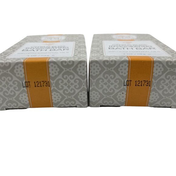 Doterra Spa 2 Citrus Bliss Invigorating Bath Bars 4 oz Essential Oils Oatmeal - Picture 5 of 5